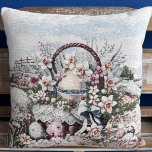 Gobelinové veľkonočné vankúše chenille 0653