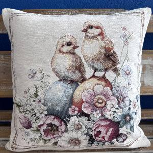 Gobelinové veľkonočné vankúše chenille 0657