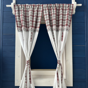 Vianočné bavlnené závesy