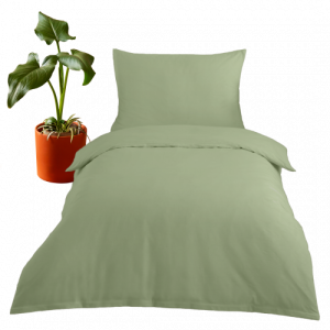 Bambusové saténové obliečky - olivové č.13
