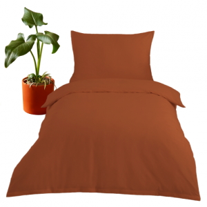 Bambusové saténové obliečky - škoricové č.24