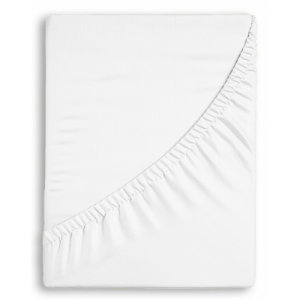 Plachty bavlnené -  Mako Jersey s lycrou Biela