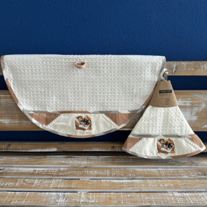 Bavlnený kuchynský uterák kruh 60cm TE 10675 Pes