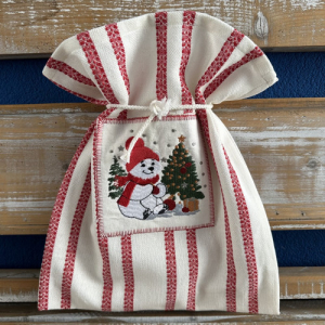 Vrecúško bavlnené TE 10676 Snehulaik