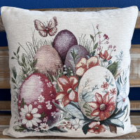 Gobelinové veľkonočné vankúše chenille 0649