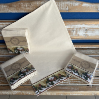 Bavlnená utierka - s bordúrou ARM Xmas