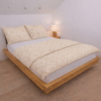 Deluxe posteľná bielizeň - Hnedo-béžová Finezza