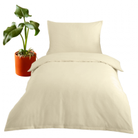 Bambusové saténové obliečky - krémové č.2