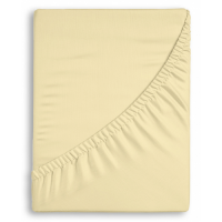 Plachty bavlnené -  Mako Jersey s lycrou Krémová č.1