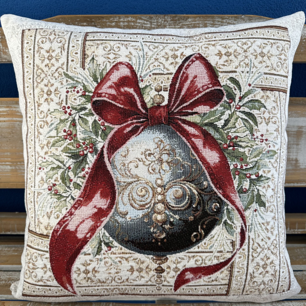 Gobelínové vankúše vianočné - Chenille Eden 1327