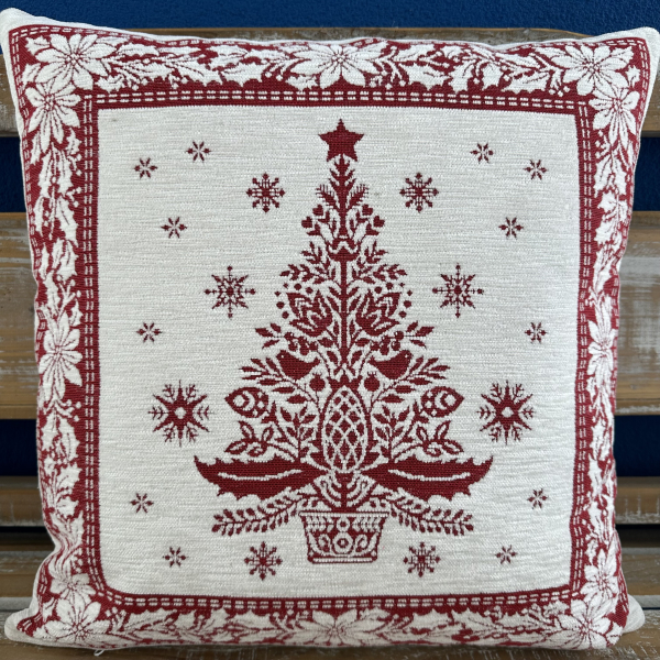 Gobelínové vankúše vianočné - Chenille Eden 1255