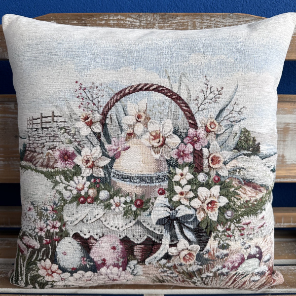 Gobelinové veľkonočné vankúše chenille 0653